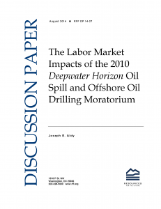 The Labor Market Impacts of the 2010 Deepwater Horizon Oil Spill and Offshore Oil Drilling Moratorium